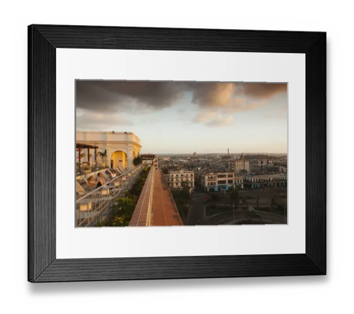 Framed Print : Cuba, Havana, Havana Vieja, Hotel Saratoga, rooftop city view, dusk Framed Print : Cuba, Havana, Havana Vieja, Hotel Saratoga, rooftop city view, dusk