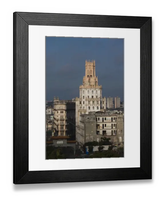 Framed Print : Cuba, Havana, Central Havana, Etecsa telecommunications building Framed Print : Cuba, Havana, Central Havana, Etecsa telecommunications building