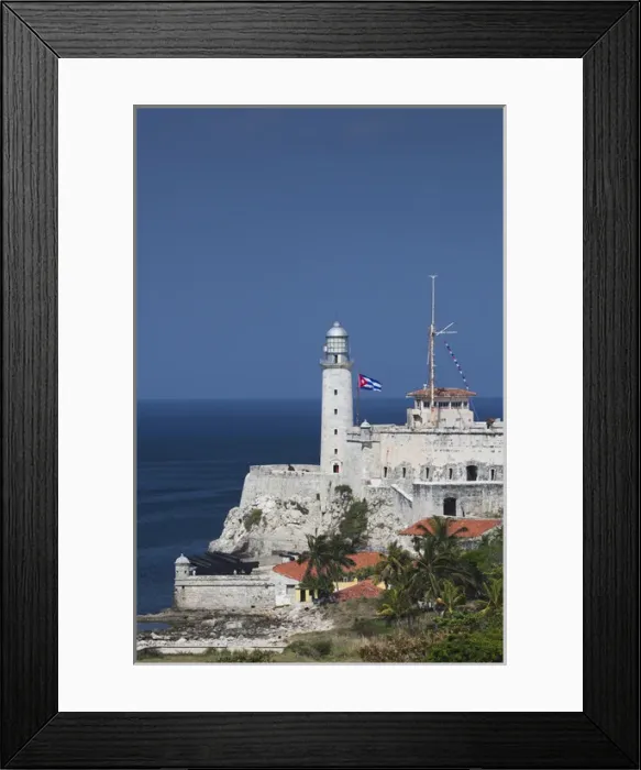 Framed Print : Cuba, Havana, Castillo de los Tres Santos Reys del Morro fortress Framed Print : Cuba, Havana, Castillo de los Tres Santos Reys del Morro fortress