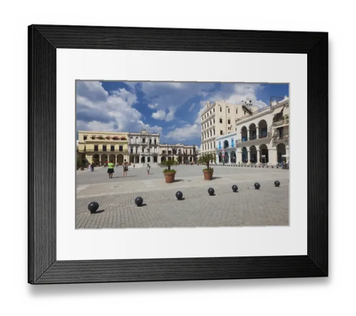 Framed Print : Cuba, Havana, Havana Vieja, Plaza Vieja Framed Print : Cuba, Havana, Havana Vieja, Plaza Vieja