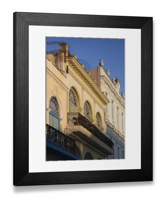 Framed Print : Cuba, Havana, Havana Vieja, Plaza Vieja, renovated buidlings Framed Print : Cuba, Havana, Havana Vieja, Plaza Vieja, renovated buidlings