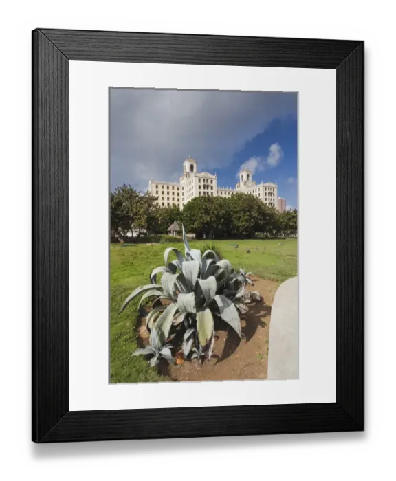 Framed Print : Cuba, Havana, Vedado, Hotel Nacional, exterior