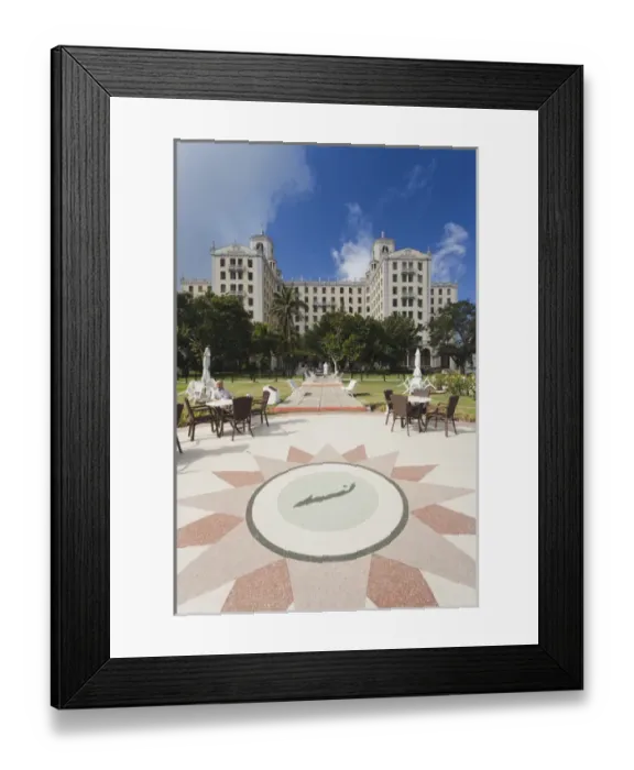 Framed Print : Cuba, Havana, Vedado, Hotel Nacional, exterior