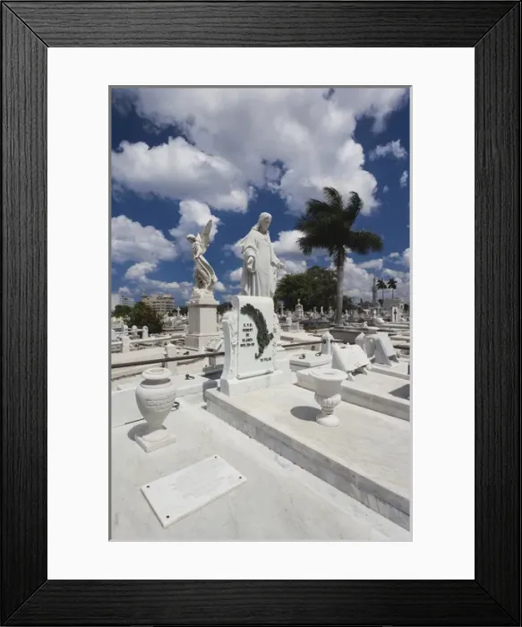 Framed Print : Cuba, Havana, Vedado, Necropolis Cristobal Colon cemetery Framed Print : Cuba, Havana, Vedado, Necropolis Cristobal Colon cemetery