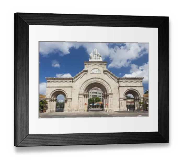 Framed Print : Cuba, Havana, Vedado, Necropolis Cristobal Colon cemetery