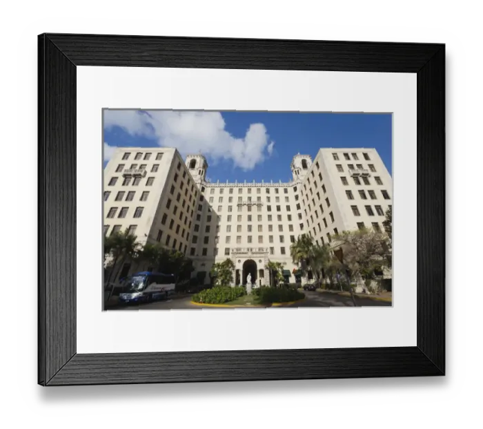 Framed Print : Cuba, Havana, Vedado, Hotel Nacional, exterior, late afternoon Framed Print : Cuba, Havana, Vedado, Hotel Nacional, exterior, late afternoon