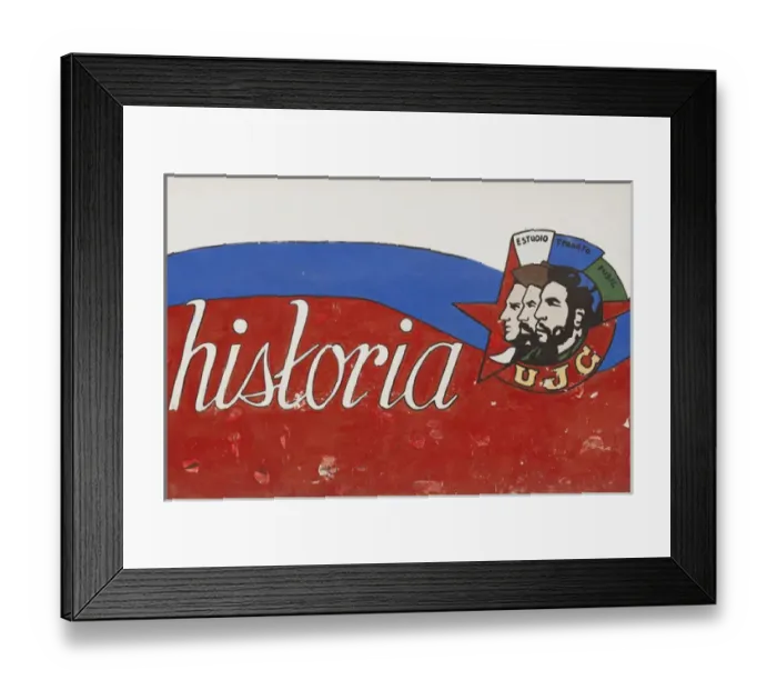 Framed Print : Cuba, Havana, Havana Vieja, Museo de la Revolucion, revolutionary wall mural Framed Print : Cuba, Havana, Havana Vieja, Museo de la Revolucion, revolutionary wall mural