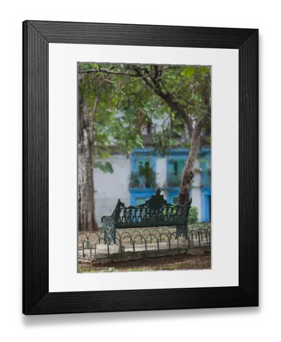 Framed Print : Cuba, Havana, Havana Vieja, Old Havana buildings