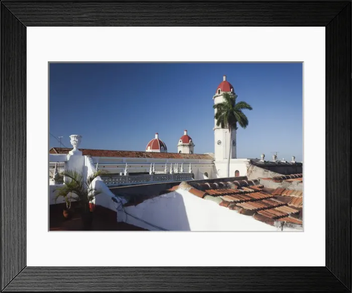 Framed Print : Cuba, Cienfuegos Province, Cienfuegos, Catedral de Purisima Concepcion cathedral
