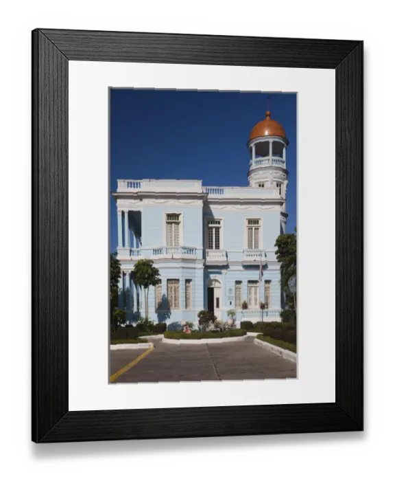 Framed Print : Cuba, Cienfuegos Province, Cienfuegos, Punta Gorda, Hostal Palacio Azul Framed Print : Cuba, Cienfuegos Province, Cienfuegos, Punta Gorda, Hostal Palacio Azul