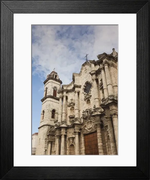 Framed Print : Cuba, Havana, Havana Vieja, Plaza de la Catedral, Catedral de San Cristobal de la Habana Framed Print : Cuba, Havana, Havana Vieja, Plaza de la Catedral, Catedral de San Cristobal de la Habana