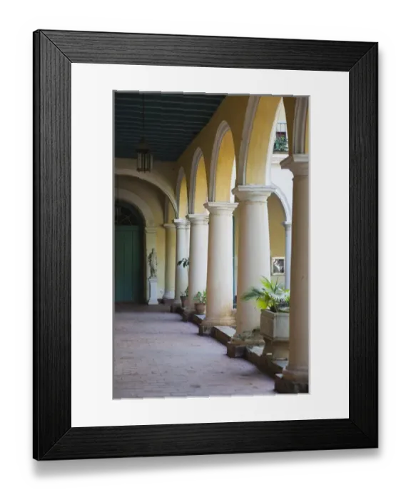 Framed Print : Cuba, Havana, Havana Vieja, Convento de Santa Clara convent