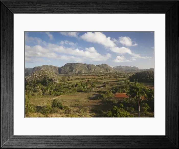 Framed Print : Cuba, Pinar del Rio Province, Vinales, Vinales Valley, elevated view, morning Framed Print : Cuba, Pinar del Rio Province, Vinales, Vinales Valley, elevated view, morning