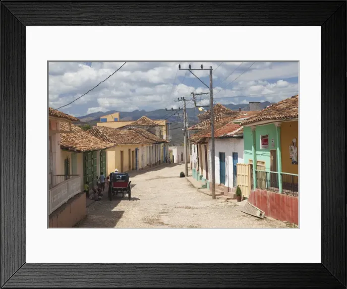 Framed Print : Cuba, Sancti Spiritus Province, Trinidad, street view Framed Print : Cuba, Sancti Spiritus Province, Trinidad, street view