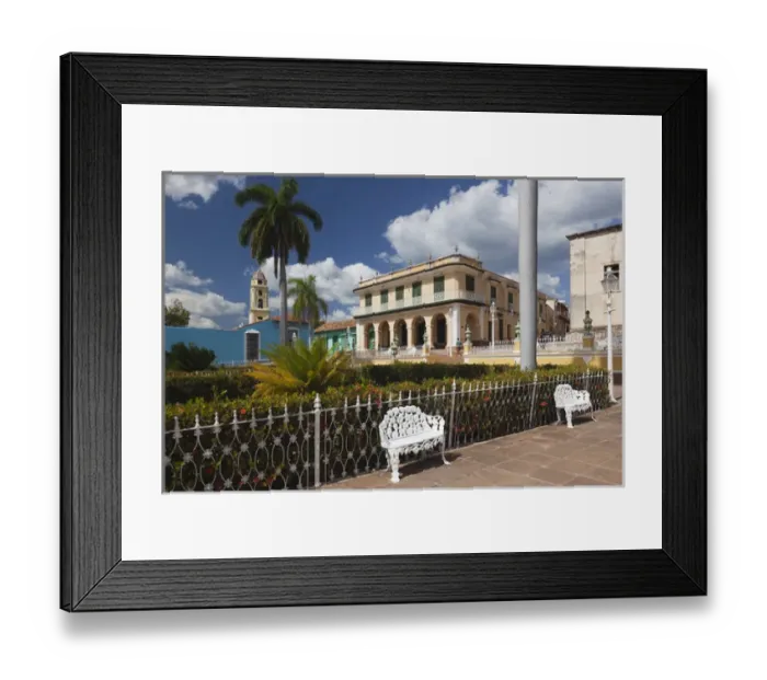Framed Print : Cuba, Sancti Spiritus Province, Trinidad, Plaza Mayor Framed Print : Cuba, Sancti Spiritus Province, Trinidad, Plaza Mayor