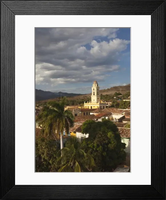 Framed Print : Cuba, Sancti Spiritus Province, Trinidad, elevated town view, late afternoon Framed Print : Cuba, Sancti Spiritus Province, Trinidad, elevated town view, late afternoon