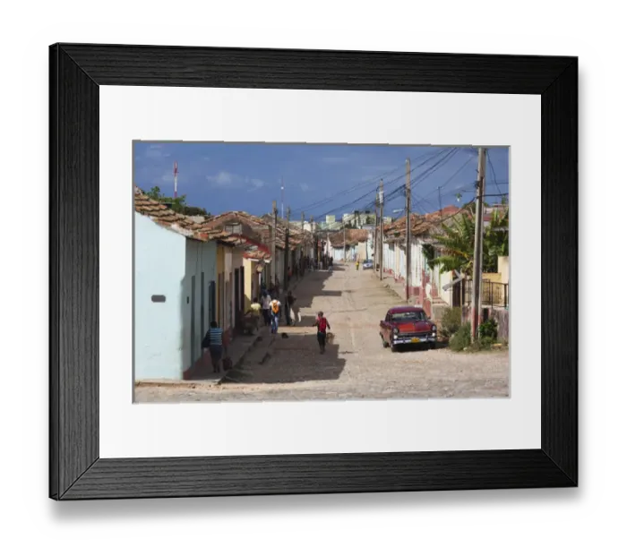 Framed Print : Cuba, Sancti Spiritus Province, Trinidad, street view Framed Print : Cuba, Sancti Spiritus Province, Trinidad, street view