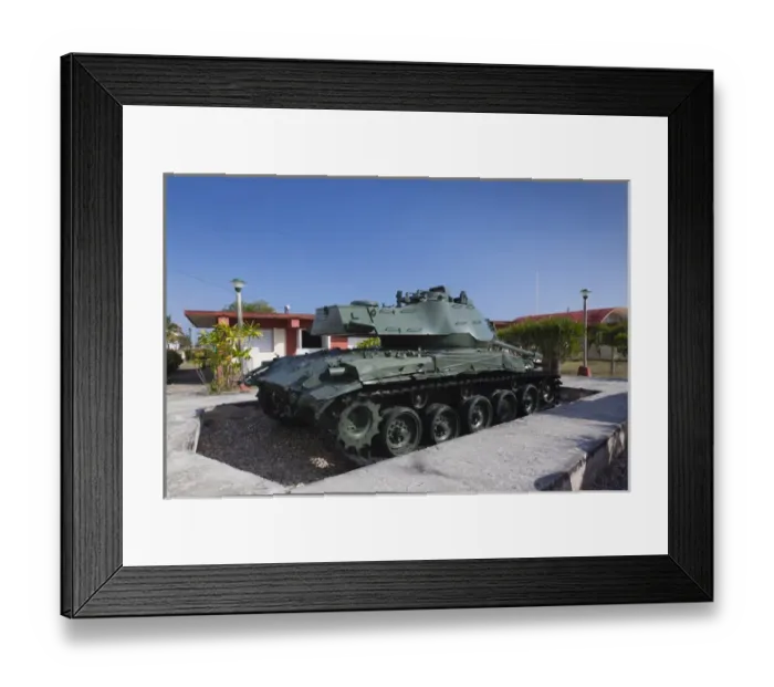 Framed Print : Cuba, Matanzas Province, Playa Giron, Museo de Playa Giron, museum of the 1961 US-CIA Framed Print : Cuba, Matanzas Province, Playa Giron, Museo de Playa Giron, museum of the 1961 US-CIA