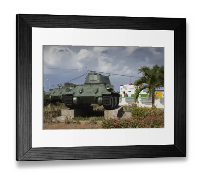 Framed Print : Cuba, Matanzas Province, Playa Giron, Museo de Playa Giron, museum of the 1961 US-CIA Framed Print : Cuba, Matanzas Province, Playa Giron, Museo de Playa Giron, museum of the 1961 US-CIA