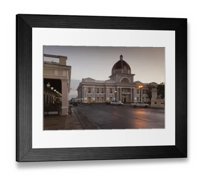 Framed Print : Cuba, Cienfuegos Province, Cienfuegos, Palacio de Gobierno, government house, dusk Framed Print : Cuba, Cienfuegos Province, Cienfuegos, Palacio de Gobierno, government house, dusk