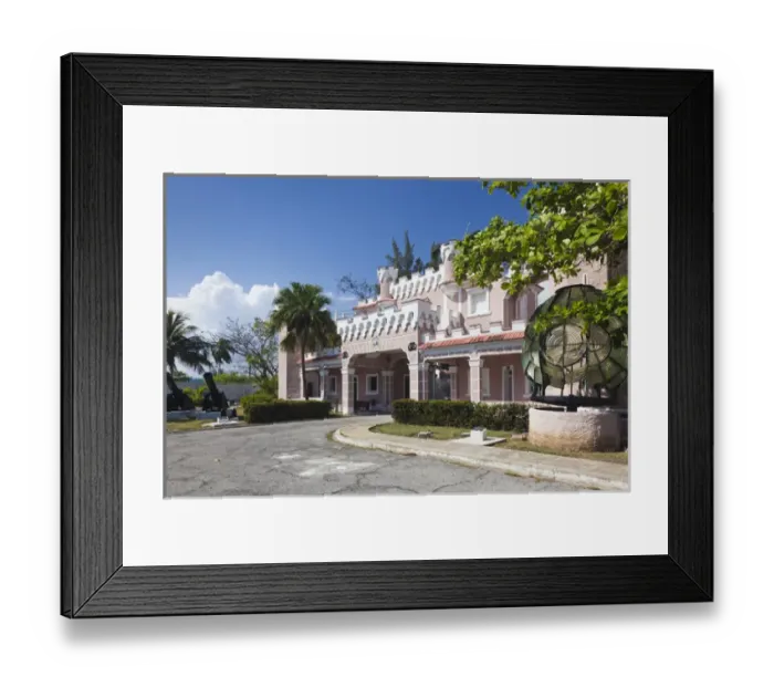 Framed Print : Cuba, Cienfuegos Province, Cienfuegos, Museo Historico Naval Nacional, naval museum