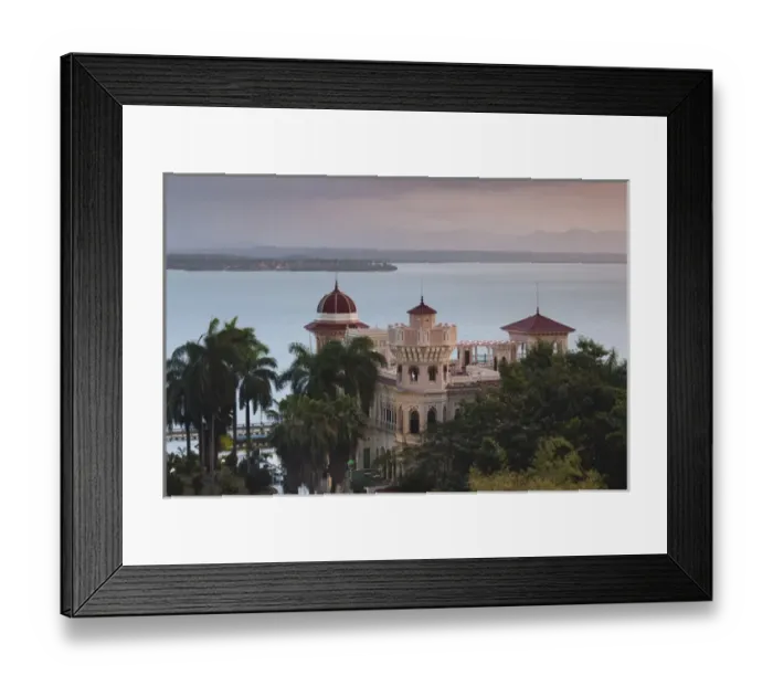 Framed Print : Cuba, Cienfuegos Province, Cienfuegos, Punta Gorda, Palacio de Valle, former sugar baron mansion Framed Print : Cuba, Cienfuegos Province, Cienfuegos, Punta Gorda, Palacio de Valle, former sugar baron mansion