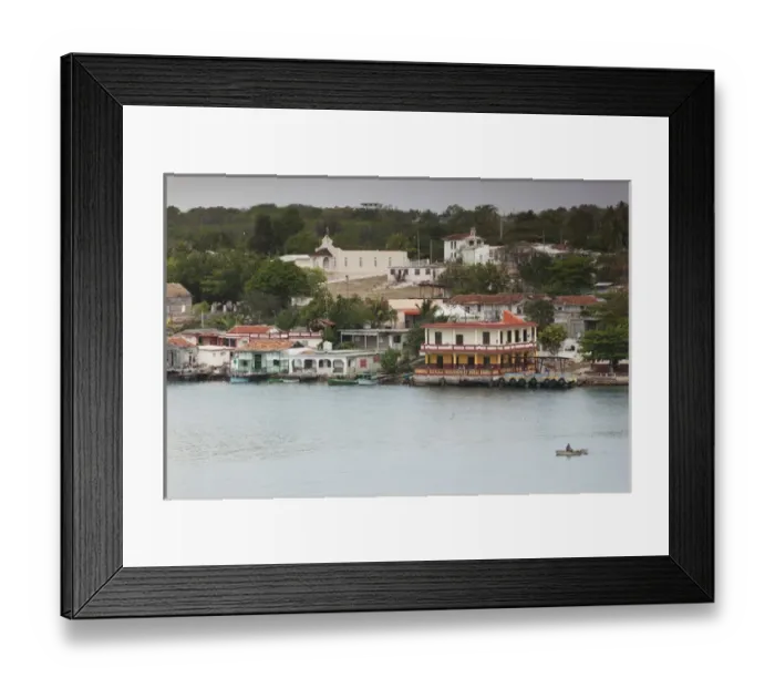 Framed Print : Cuba, Cienfuegos Province, Cienfuegos, Castillo de Jagua, 18th century fortress