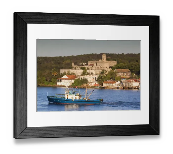 Framed Print : Cuba, Cienfuegos Province, Cienfuegos, Castillo de Jagua, 18th century fortress Framed Print : Cuba, Cienfuegos Province, Cienfuegos, Castillo de Jagua, 18th century fortress