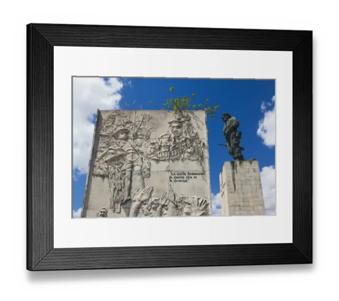 Framed Print : Cuba, Santa Clara Province, Santa Clara, Monumento Ernesto Che Guevara, monument