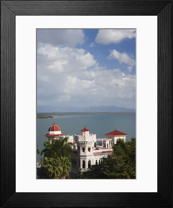 Framed Print : Cuba, Cienfuegos Province, Cienfuegos, Punta Gorda, Palacio de Valle, former sugar baron mansion Framed Print : Cuba, Cienfuegos Province, Cienfuegos, Punta Gorda, Palacio de Valle, former sugar baron mansion