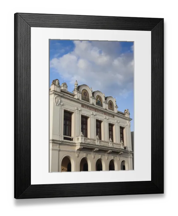 Framed Print : Cuba, Cienfuegos Province, Cienfuegos, Teatro Tomas Terry, late afternoon Framed Print : Cuba, Cienfuegos Province, Cienfuegos, Teatro Tomas Terry, late afternoon