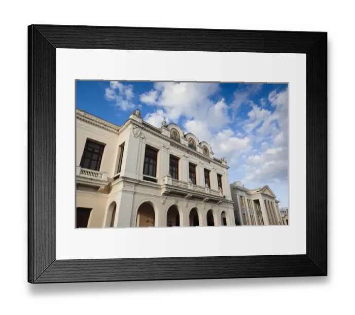 Framed Print : Cuba, Cienfuegos Province, Cienfuegos, Teatro Tomas Terry, late afternoon Framed Print : Cuba, Cienfuegos Province, Cienfuegos, Teatro Tomas Terry, late afternoon
