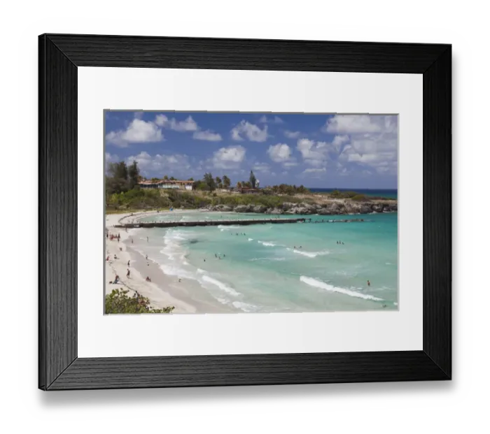 Framed Print : Cuba, Havana Province, Playas del Este, Playa Jibacoa beach Framed Print : Cuba, Havana Province, Playas del Este, Playa Jibacoa beach