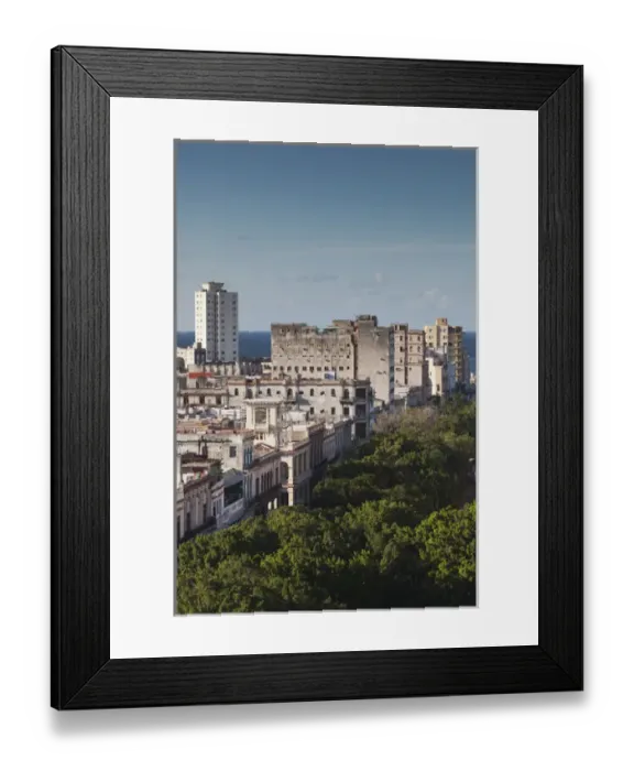 Framed Print : Cuba, Havana, Havana Vieja, buidings along Paseo de Marti, late afternoon Framed Print : Cuba, Havana, Havana Vieja, buidings along Paseo de Marti, late afternoon