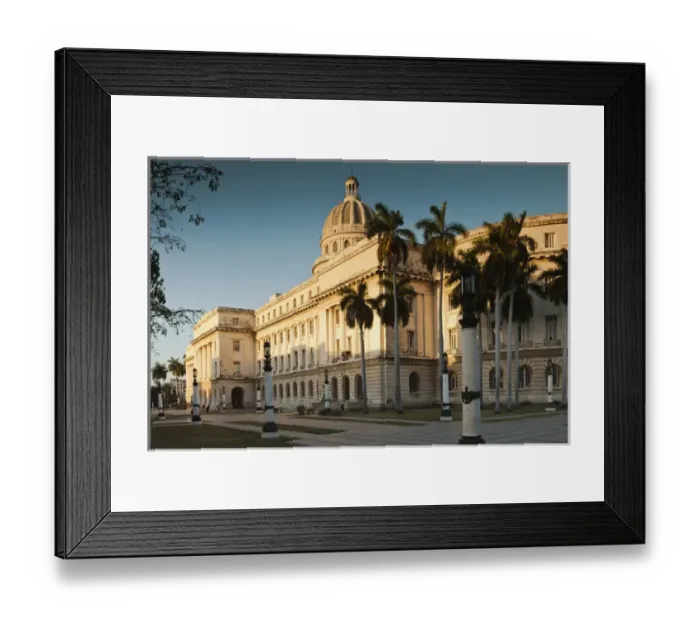 Framed Print : Cuba, Havana, Havana Vieja, Capitolio Nacional, sunset Framed Print : Cuba, Havana, Havana Vieja, Capitolio Nacional, sunset