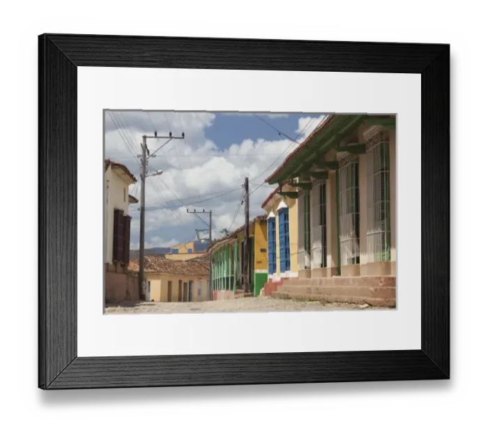 Framed Print : Cuba, Sancti Spiritus Province, Trinidad, street view Framed Print : Cuba, Sancti Spiritus Province, Trinidad, street view