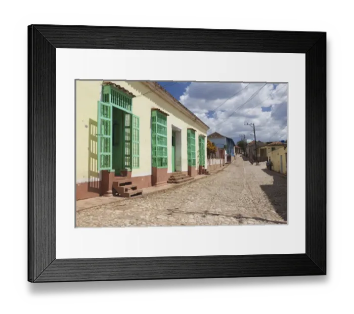 Framed Print : Cuba, Sancti Spiritus Province, Trinidad, street view Framed Print : Cuba, Sancti Spiritus Province, Trinidad, street view