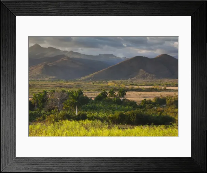 Framed Print : Cuba, Sancti Spiritus Province, Trinidad, Valle de los Ingenios, old sugar plantation area