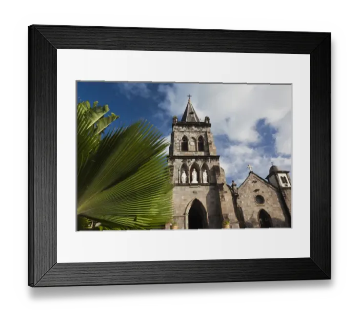 Framed Print : Dominica, Roseau, St. Patricks Catholic Cathedral, exterior Framed Print : Dominica, Roseau, St. Patricks Catholic Cathedral, exterior