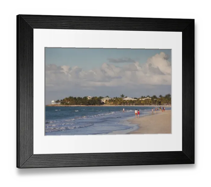Framed Print : Cuba, Matanzas Province, Varadero, Varadero Beach, sunset