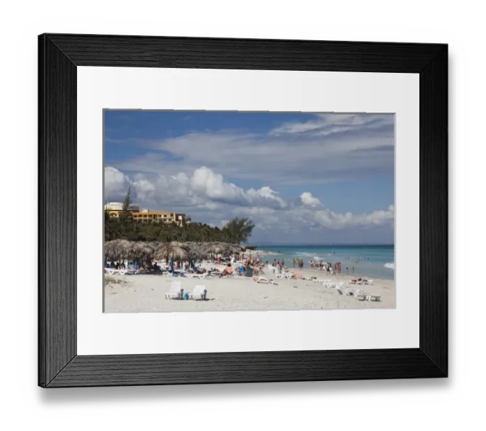 Framed Print : Cuba, Matanzas Province, Varadero, Varadero Beach