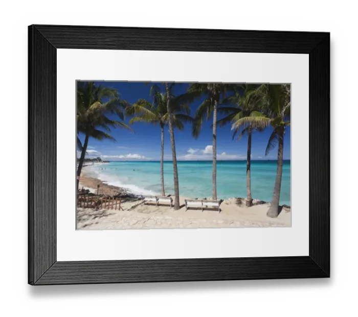 Framed Print : Cuba, Matanzas Province, Varadero, Varadero Beach