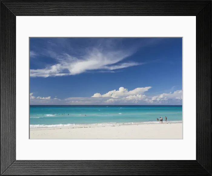 Framed Print : Cuba, Matanzas Province, Varadero, Varadero Beach