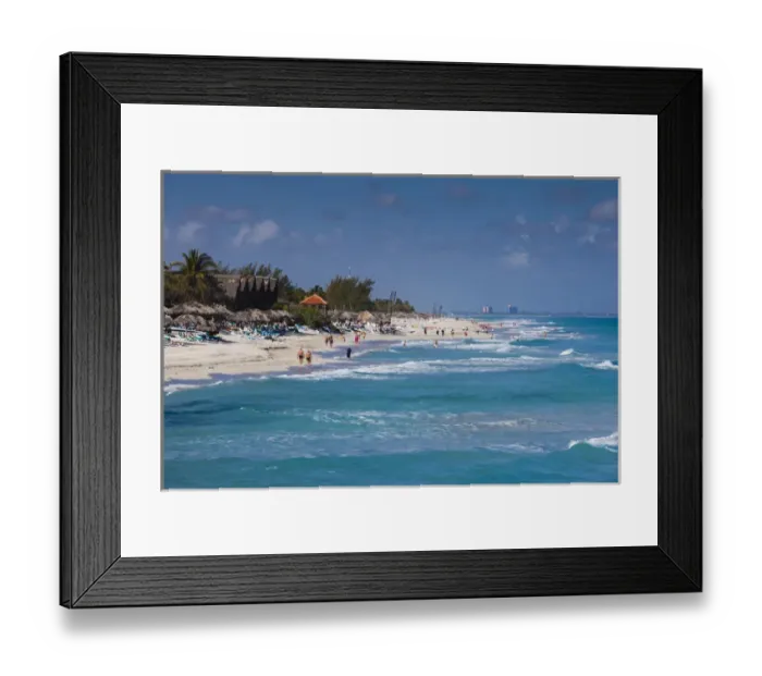 Framed Print : Cuba, Matanzas Province, Varadero, Varadero Beach
