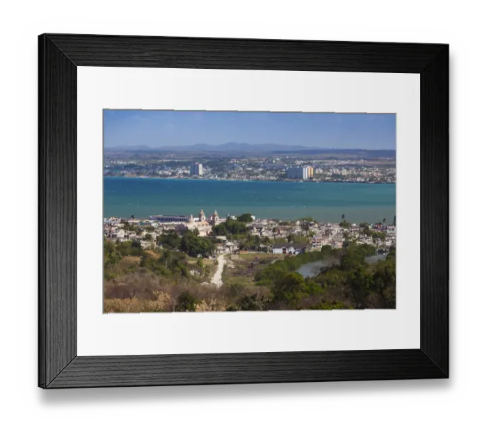 Framed Print : Cuba, Matanzas Province, Matanzas, city overview and the Bahia de Matanzas Bay Framed Print : Cuba, Matanzas Province, Matanzas, city overview and the Bahia de Matanzas Bay
