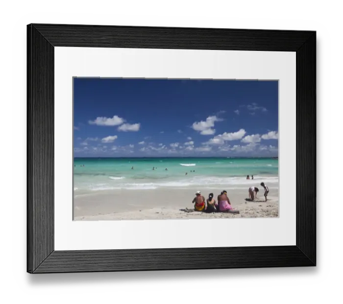 Framed Print : Cuba, Havana Province, Playas del Este, Playa Jibacoa beach, pier Framed Print : Cuba, Havana Province, Playas del Este, Playa Jibacoa beach, pier