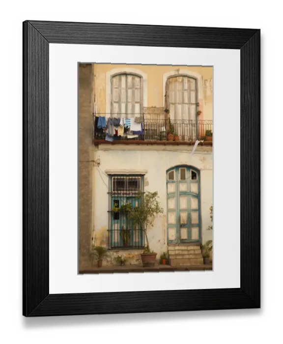 Framed Print : Cuba, Havana, Havana Vieja, Old Havana Buildling Framed Print : Cuba, Havana, Havana Vieja, Old Havana Buildling
