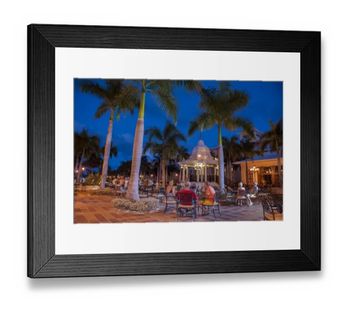 Framed Print : Dominican Republic, Punta Cana, Higuey, Bavaro, Riu Palace, people relaxing, piazza Framed Print : Dominican Republic, Punta Cana, Higuey, Bavaro, Riu Palace, people relaxing, piazza
