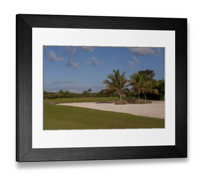 Framed Print : Dominican Republic, Punta Cana, Higuey, Bavaro, Punta Blanca golf course