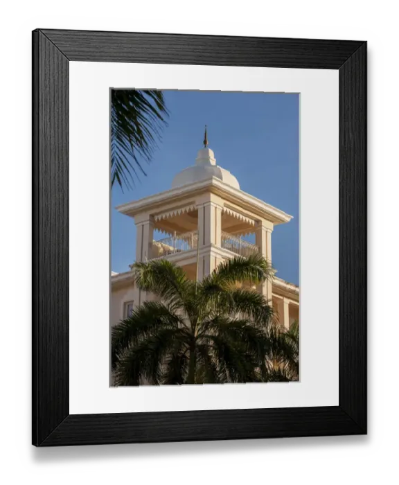 Framed Print : Dominican Republic, Punta Cana, Higuey, Bavaro, Riu Palace, rooftop terrace